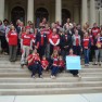 Mama Summit group on Capitol steps