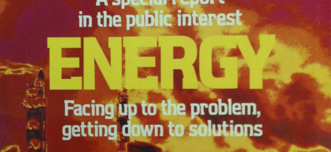 National Geographic 1981 cover "Energy"