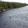 Fishing UP river