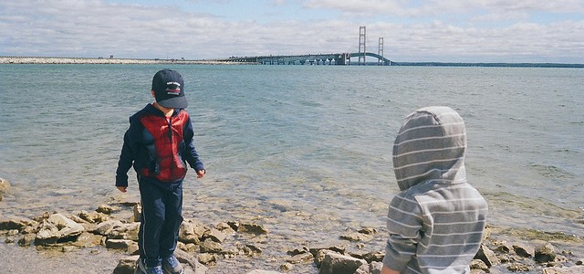 Kids at Mackinac Straits_J. Jeremiah via Flickr